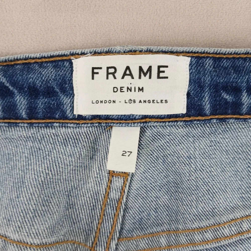 Frame Denim Le Original Skinny 27 **Actual 30x29 Womens Jeans Distressed Stretch